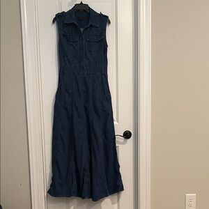 Banana Republic Dark Blue Maxi Dress